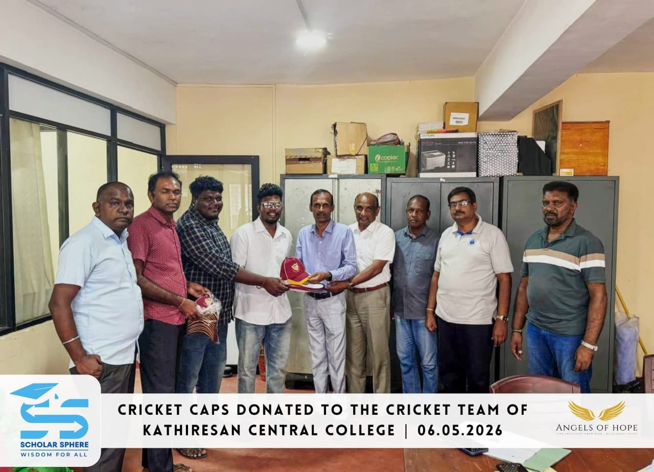 Cricket Caps Donation